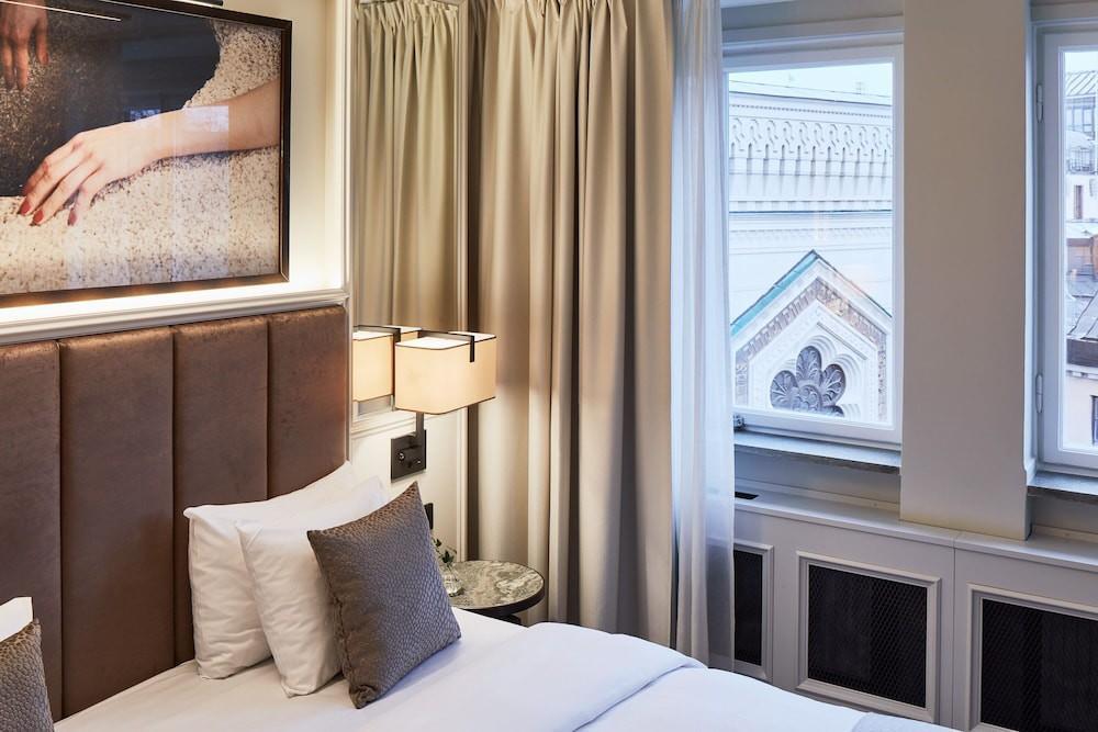 Bank Hotel, A Member Of Small Luxury Hotels Stoccolma Esterno foto A bedroom at the hotel