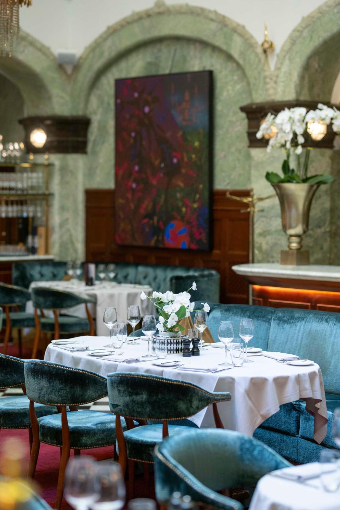 Bank Hotel, A Member Of Small Luxury Hotels Stoccolma Esterno foto Interior of the restaurant